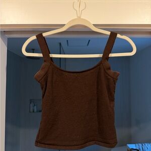 Valentino Brown Women's Crop Top Vintage